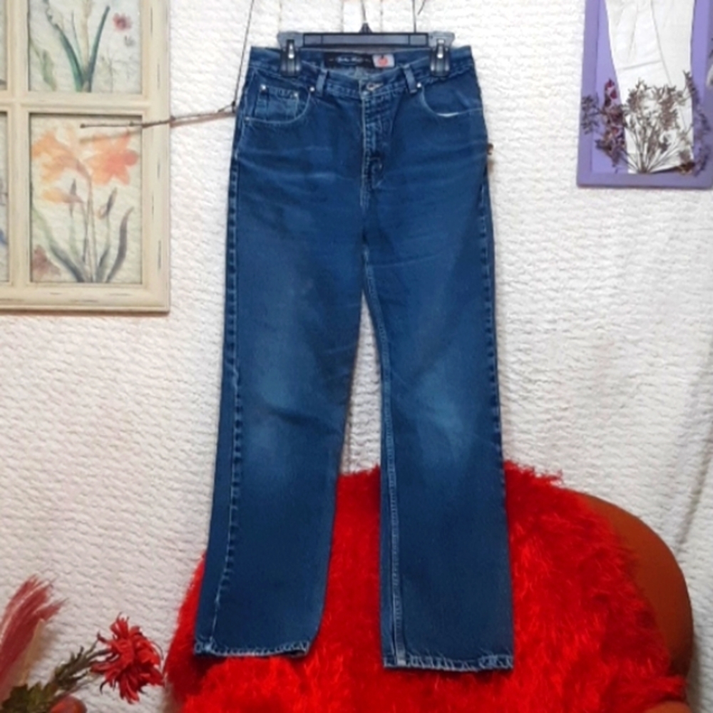 Womens ANCHOR BLUE Jeans Boot cut 13/14 classic basic Cotton